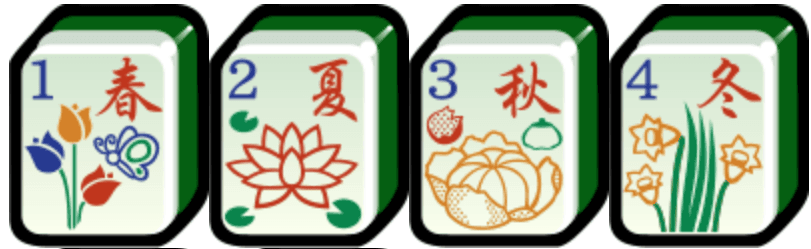 mahjong-tiles-seasons